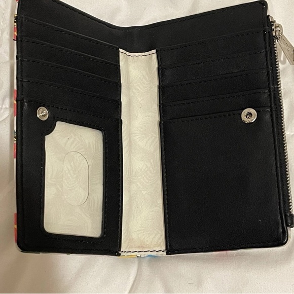 Loungefly x Disney Tropical Mickey/Minnie Mouse Wallet - Picture 5 of 7